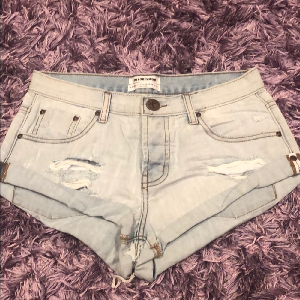 One Teaspoon Jean Shorts